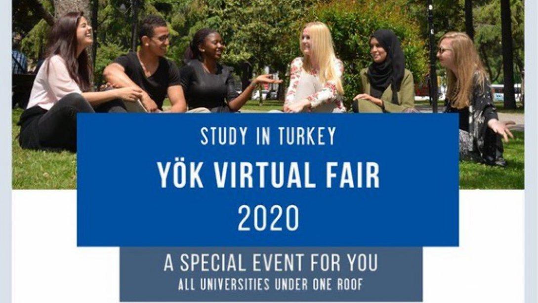 Yüksek Öğretim Kurulu (YÖK) Eğitimine Türkiye'de devam etmek isteyen gençleri bilgilendirmek için 